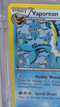 Pokemon TCG Vaporeon BW89 Black & White Promo Rare Holo 2013 NM - Image 2