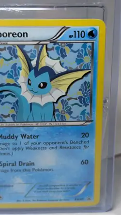 Pokemon TCG Vaporeon BW89 Black & White Promo Rare Holo 2013 NM - Image 3