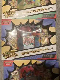 Pokemon Mega Evolution Ascended Heroes Mega ex Box Bundle | New & Sealed x3 - Image 3