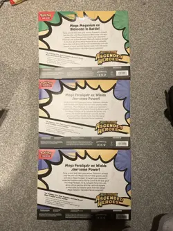 Pokemon Mega Evolution Ascended Heroes Mega ex Box Bundle | New & Sealed x3 - Image 5