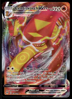 Pokemon TCG SWSH03: Darkness Ablaze #034/189 Centiskorch VMAX NM - Image 1
