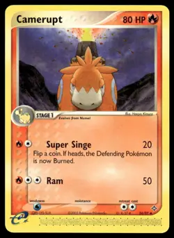 Pokemon TCG Dragon #24/97 Camerupt NM - Image 1