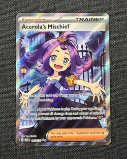 Pokemon TCG - Acerola's Mischief 165/132 - Mega Evolution - Ultra Rare - NM - Image 1