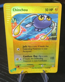 Pokemon Chinchou Reverse Holo Aquapolis 71/147 LP - Image 1