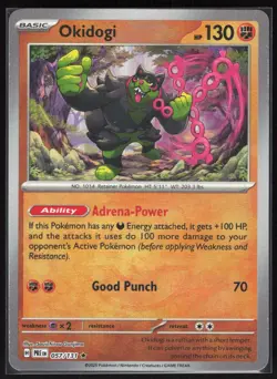 Okidogi (Master Ball Pattern) 057/131 RH/R Prismatic Evolutions Pokemon 2-1-115 - Image 1