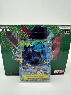 Rare One Piece TCG OP12-119 Bartholomew Kuma Alt Art SEC Trading Card Game - Image 1