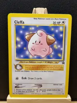 Pokemon TCG WOTC Black Star Promo Cleffa 31 - Excellent - Image 1