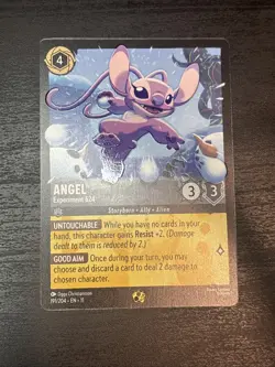 Disney Lorcana Winterspell: Angel Experiment 624(Normal) 191/204 - Image 1