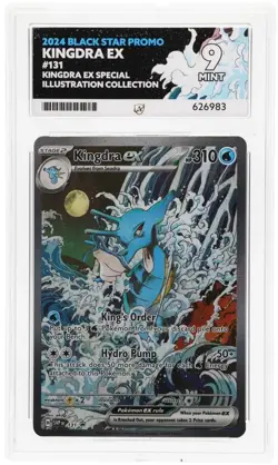Pokemon TCG Kingdra EX SVP 131 Ace 9 Black Star Promo Card - Image 1
