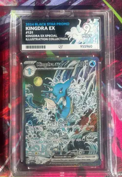 Pokemon TCG Kingdra EX SVP 131 Ace 9 Black Star Promo Card - Image 1