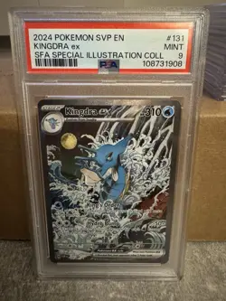 Pokemon TCG Kingdra EX SVP 131 Black Star Promo Shrouded Fable PSA9 - Image 1