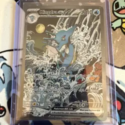 Pokemon Kingdra EX TCG SVP 131 Shrouded Fable Black Star Promo Card NM Condition - Image 1