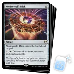 NEVINYRRAL'S DISK (COMMANDER DECK) X4 Commander Masters Magic MTG MINT CARD - Image 1