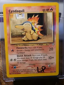 1x Single Cyndaquil 57/111 Neo Genesis Pokemon Card - LP - Image 3