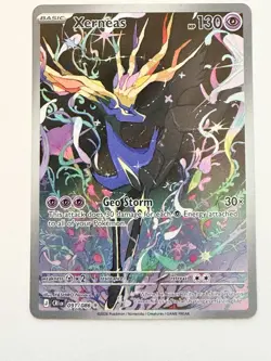 Xerneas 091/086 Chaos Rising Illustration Rare Pokemon Trading Card - Image 1