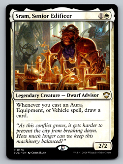 Sram, Senior Edificer R 0176 Secrets of Strixhaven Regular - Image 1
