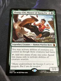 Shang-Chi, Master of Kung Fu Light Play, English Magic the Gathering MTG Marvel - Image 1