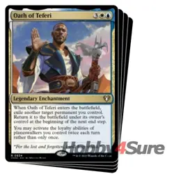 Oath Of Teferi (commander Deck) X4 M/NM Magic MTG Commander Masters - Image 1