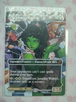 Jennifer Walters Borderless Marvel Super Heroes Mtg Nm 0328 - Image 1