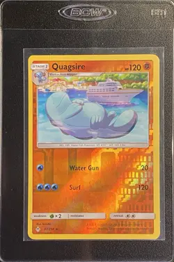 Quagsire Reverse Holo Rare 97/214 Pokemon TCG Sun & Moon Unbroken Bonds NM - Image 3