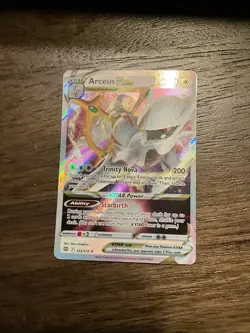 Pokemon TCG Arceus VSTAR Holo Ultra Rare Card 123/172 Brilliant Stars - Image 1