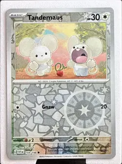 Tandemaus 159/198 C Scarlet & Violet Pokemon Reverse Holo NM/M SVI - Image 1