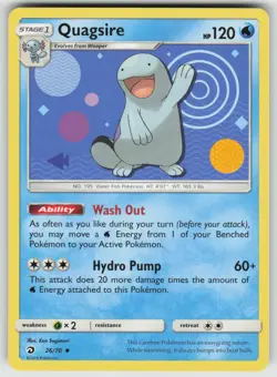 Quagsire 26/70 Uncommon Dragon Majesty Pokemon Near Mint - Image 1