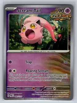 Scream Tail (Master Ball Pattern) 042/131 Prismatic Evolutions Pokemon Holo NM - Image 1