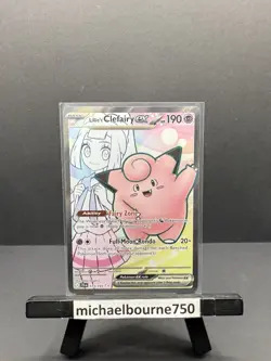 Pokemon TCG Lillie's Clefairy ex 173/159 Journey Together Full Art Ultra Rare - Image 1