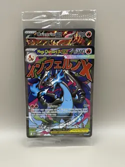 Pokemon TCG Mega Charizard X ex MEP 023 & Oricorio ex MEP 024 Sealed Promo - Image 1