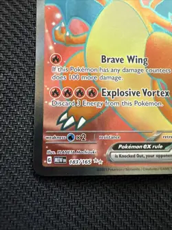Pokemon Charizard ex 183/165 Sv: Scarlet & Violet 151 Full Art Holo - Image 5