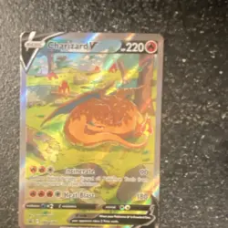 Pokemon TCG Charizard V SWSH260 Promo Holo Full Art 220 HP English - Image 1