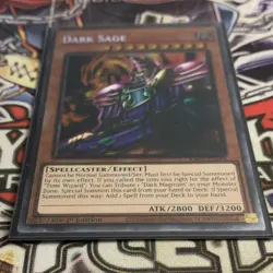Konami Yu-Gi-Oh! TCG Dark Sage RA05-EN004 1st Ed Secret Rare Foil - Image 2