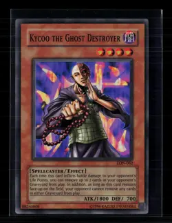 Yu-Gi-Oh! Kycoo the Ghost Destroyer Labyrinth of Nightmare SR LON-062 Unlimited - Image 1
