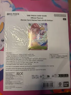 Zeus OP11-106 Alt Art + Nami Playmat - One Piece Bandai Card Games Fest 24-25 - Image 2