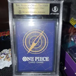 2025 ONE PIECE OP11 054 FIST OF DIVINE SPEED NAMI ALT ART BGS 10 BECKETT - Image 4