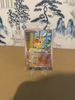 Pokemon TCG Fennekin 080 Promo Pokemon Center Stamped Sealed - Image 1