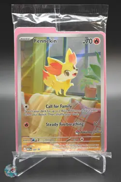 Fennekin [Pokemon Center Stamped] 080 SEALED Black Star Promo - Pokemon TCG - Image 1