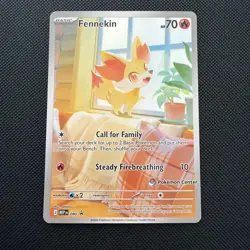 Pokemon TCG Fennekin 080 Promo Pokemon Center Stamped Sealed - Image 1