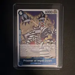 Bandai One Piece Card Game - Prisoner of Impel Down OP16-042 Rare EN 6000 - Image 1