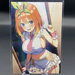Yotsuba Nakano Holographic Anime Collectible Trading Card - Image 2