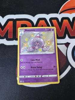 Hattrem SV055/SV122 Shiny Holo Rare Shining Fates Pokemon Card ✨ - Image 1