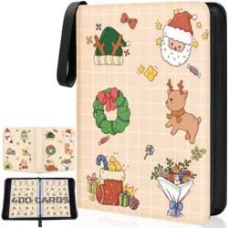 4-Pocket Trading Card Binder with Zipper Closure, Holds 400 Cards - Perfect - Image 1