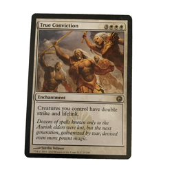 True Conviction MTG Scars of Mirrodin Regular LP 25/249 - Image 1