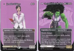 Jennifer Walters / She - Hulk (Borderless) (0355) 355 Marvel Super Heroes MTG NM - Image 3