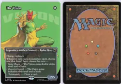 The Vision (Borderless) 379 Rare Marvel Super Heroes Magic: The Gathering NM - Image 3