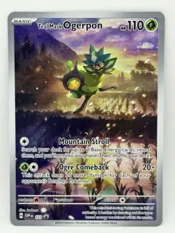 Pokemon TCG Teal Mask Ogerpon SV Promo Twilight Masquerade Card 123 NM - Image 1