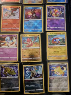 16 Radiant Rare Full Set Complete Pokemon Collection Charizard Greninja Eevee NM - Image 4