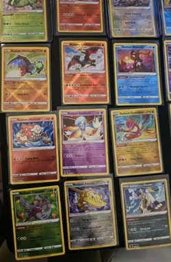 16 Radiant Rare Full Set Complete Pokemon Collection Charizard Greninja Eevee NM - Image 5