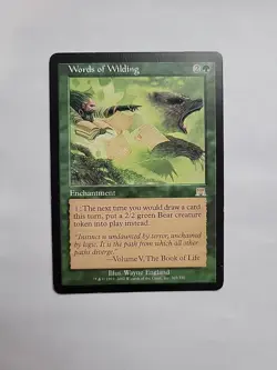 MTG - Words of Wilding Onslaught Regular Rare #305 - Image 1